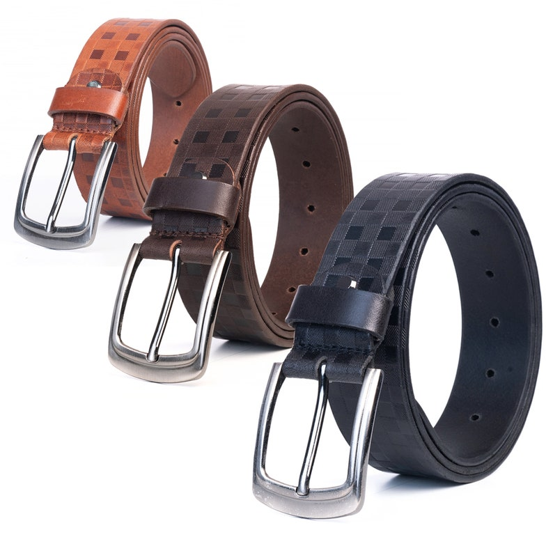 Dani Mens Leather Belts, Real New Vintage Style