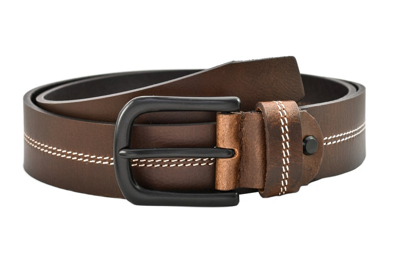 Dani Mens Genuine Leather Belts Belt With Premium Classic Buckle For Jeans And Business Dress