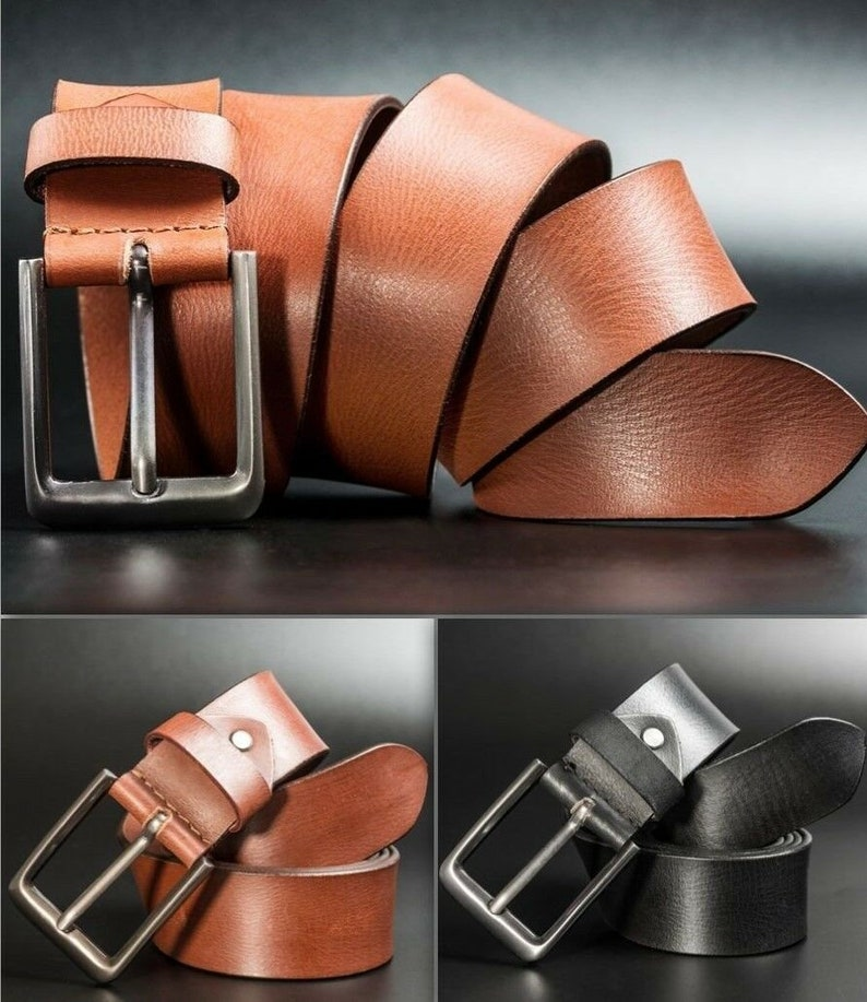 Dani Leather Belts Mens Real New Genuine 38mm