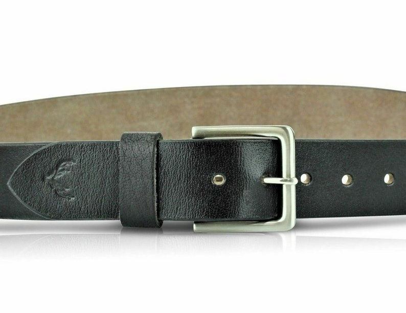 Dani Mens Genuine Leather Belt Belts Real Full Grain Leather