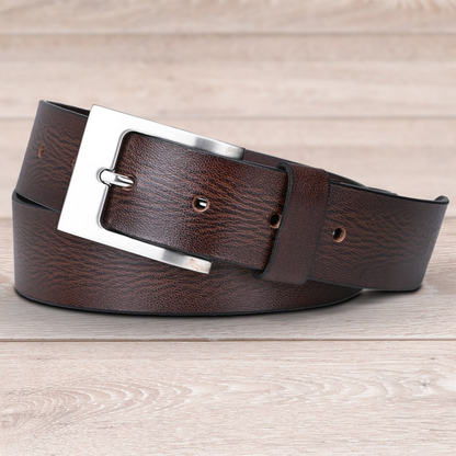 Dani Leather Belts mens Real Genuine square Buckle Trouser Sizes Brown Black Jeans