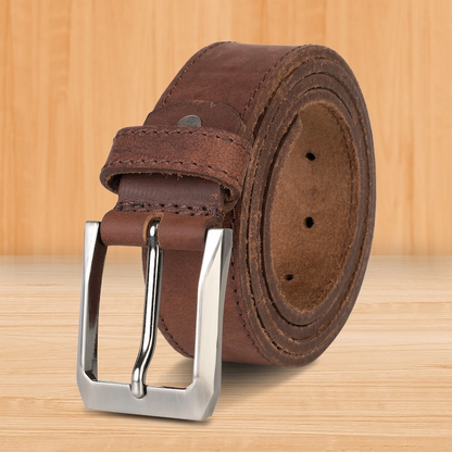 Dani Leather Belts Mens Real New Genuine Buckle Trouser Sizes Brown Black Jeans